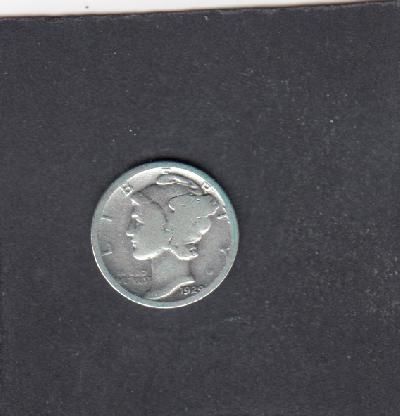 Beschrijving: 1 Dime MERCURY